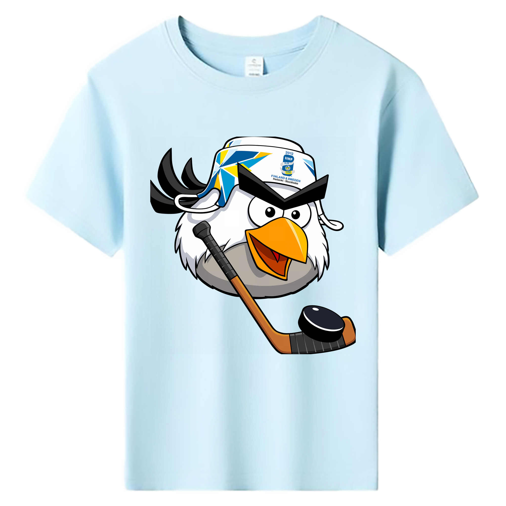 （画像用） Angry Birds アングリーバード 綿100％キッズTシャツ（フロントプリント）